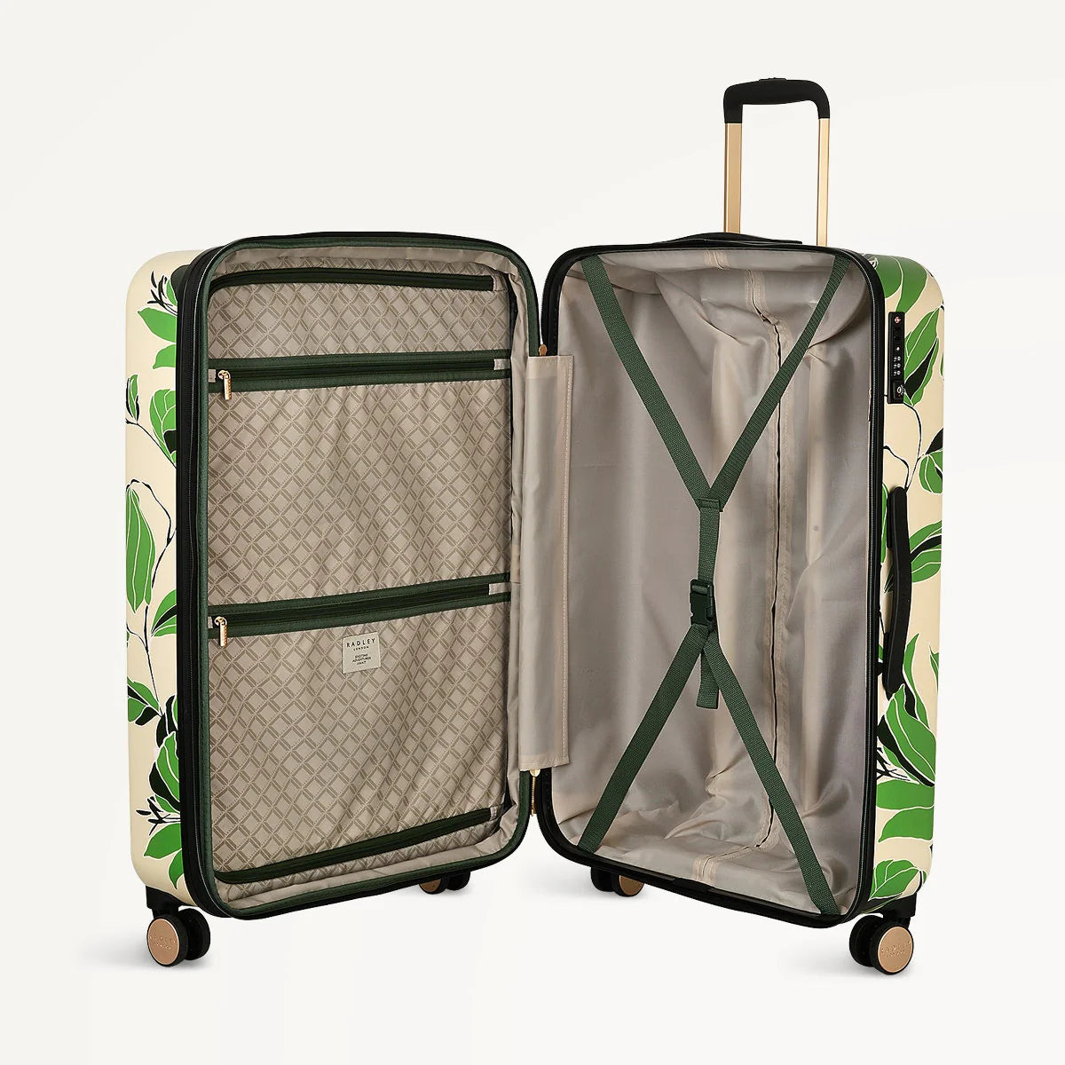Southwell Gardens 4 wheel Large Suitcase, Stone