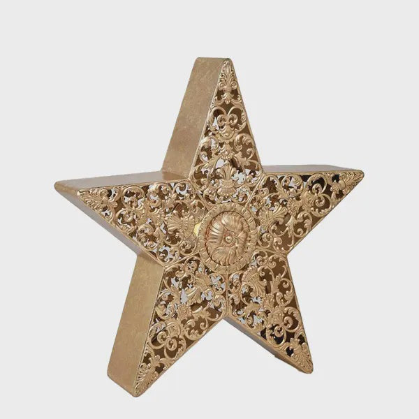 Gold Light Up Star, 60CM