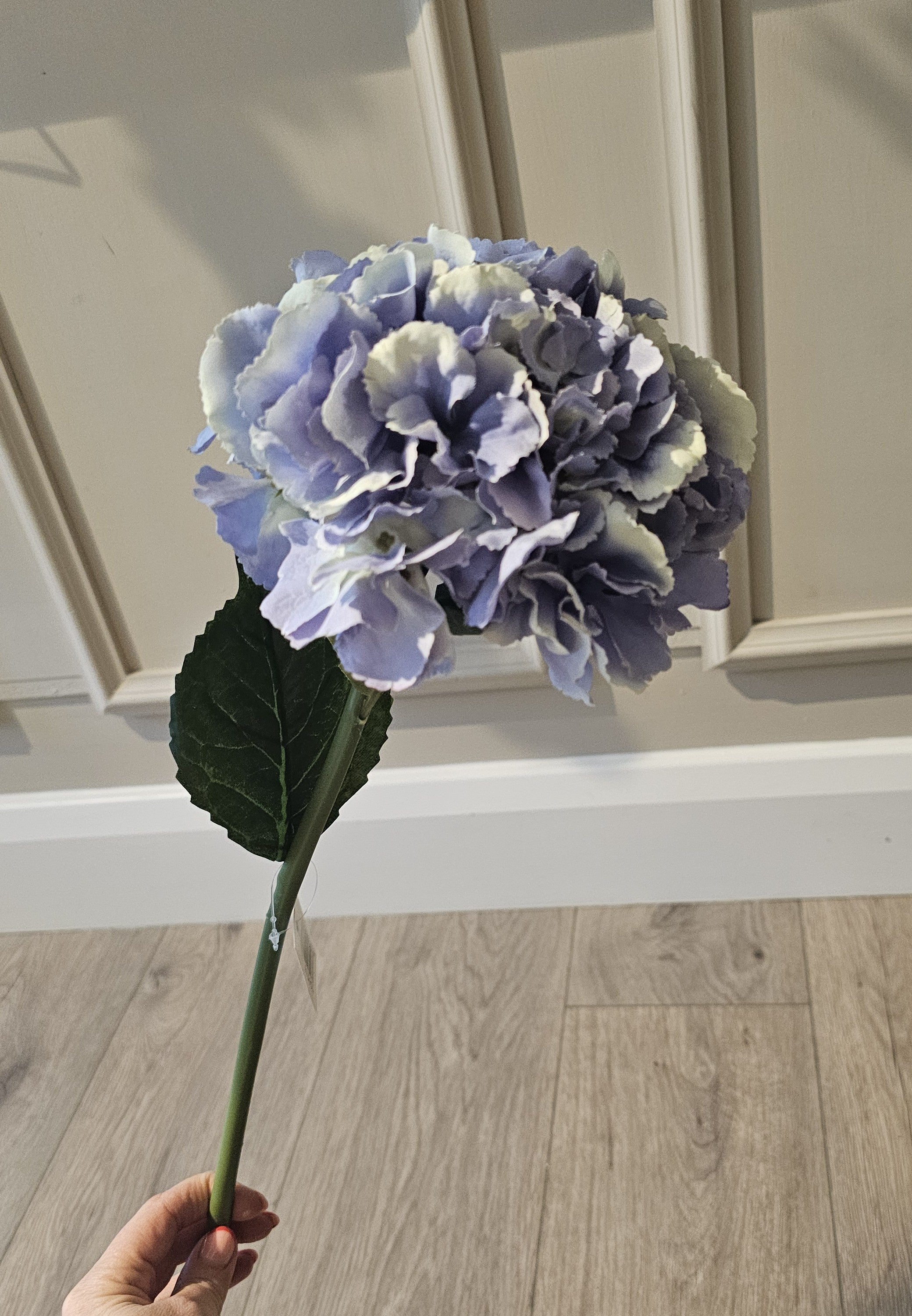 54cm French Hydrangea Ocean Blue