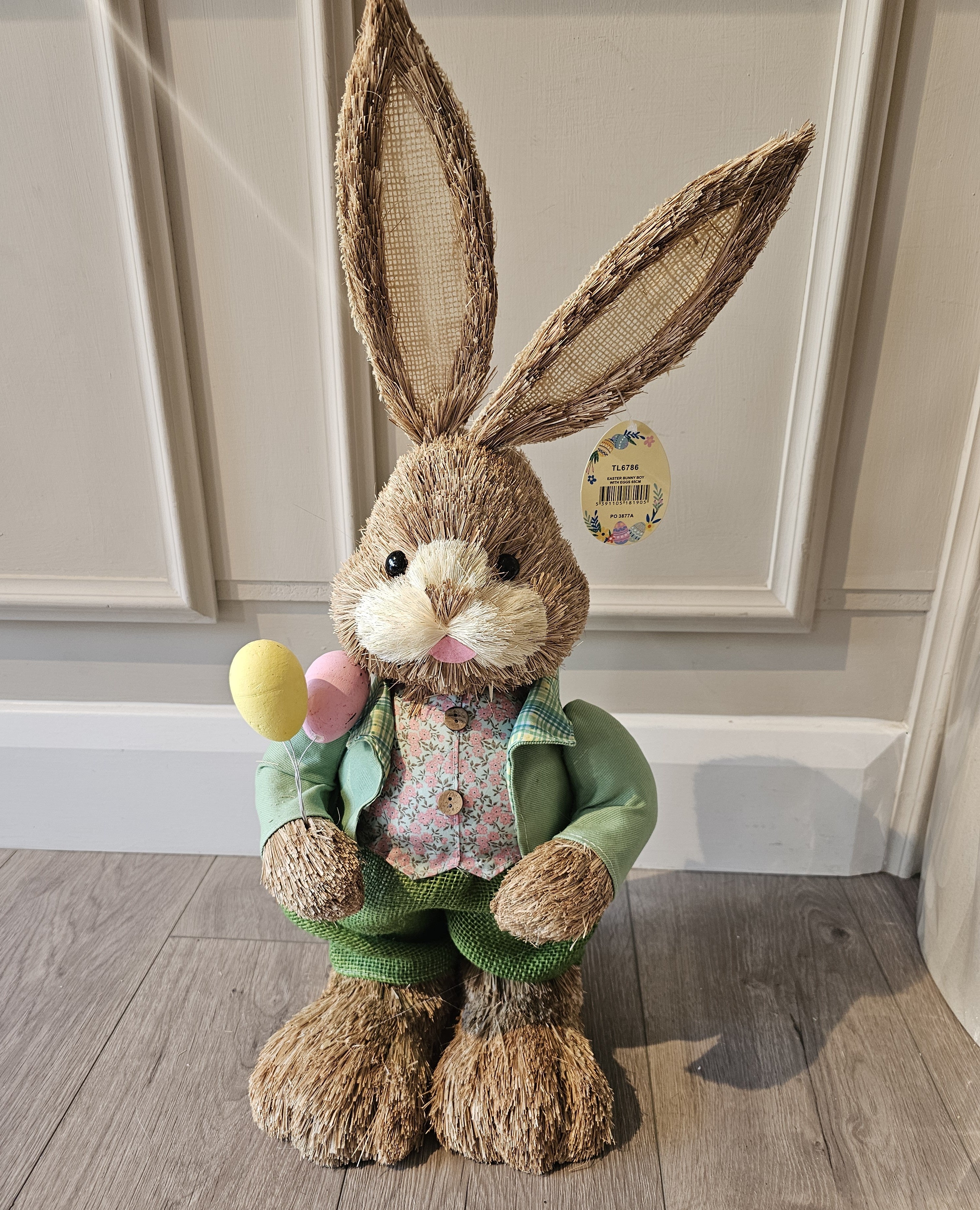 65cm Bunny With Eggs, Boy