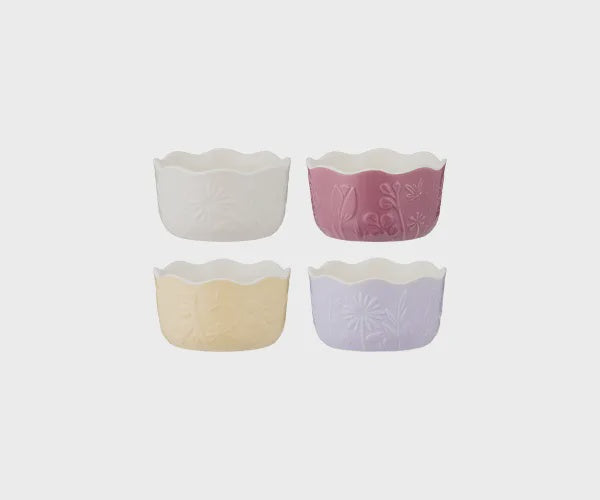 In The Meadow Set 4 Ramekins Dip Dish 10.5cm