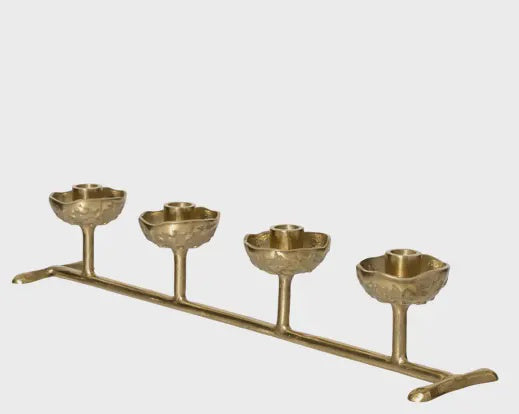Gold Candleholder Centrepiece
