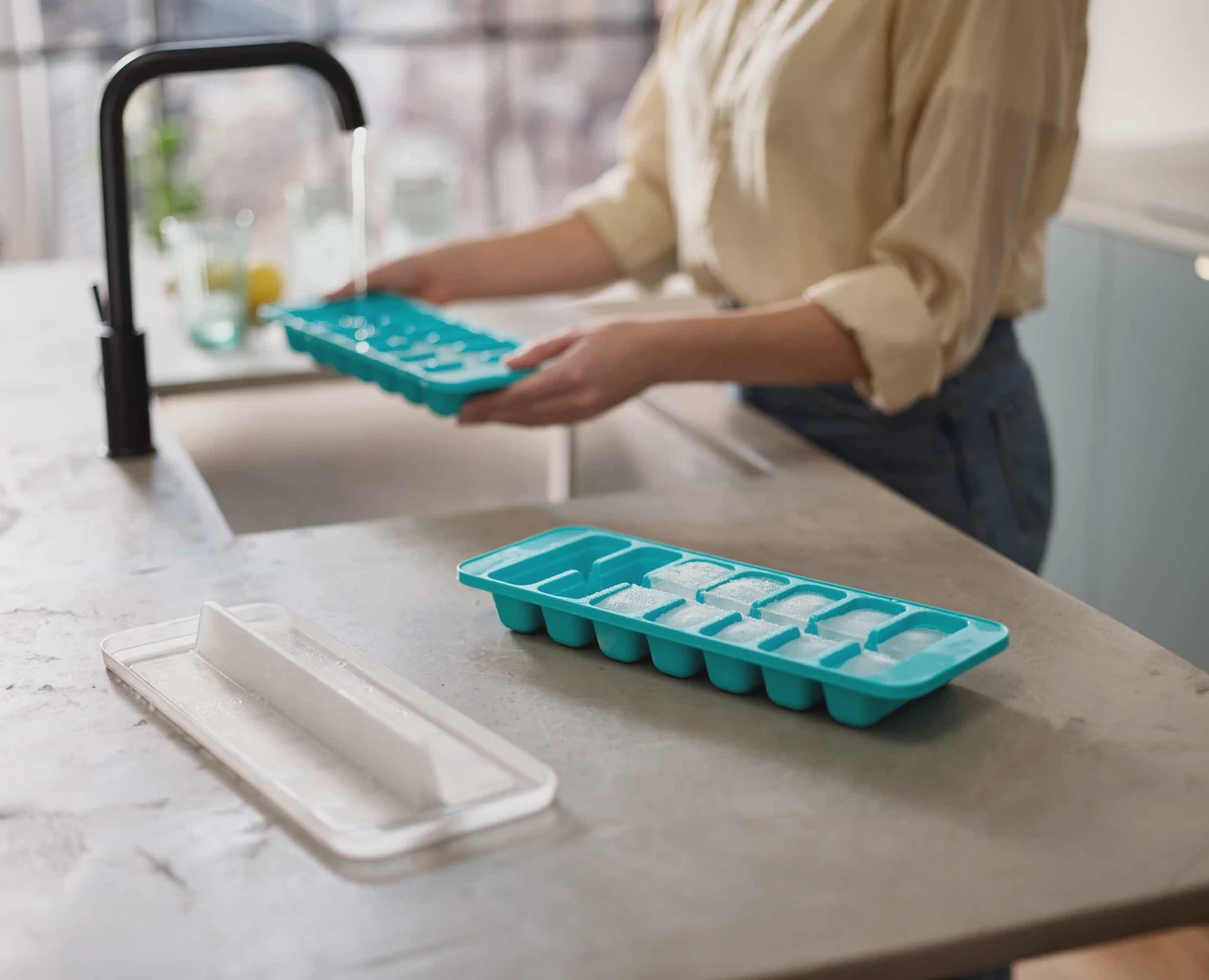 Flow Easy Fill Ice Cube Tray 2Pk