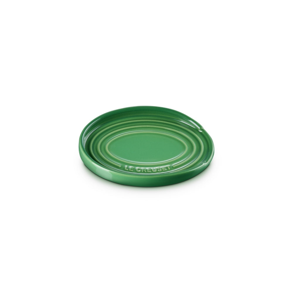 Oval Spoon Rest, Bamboo Green