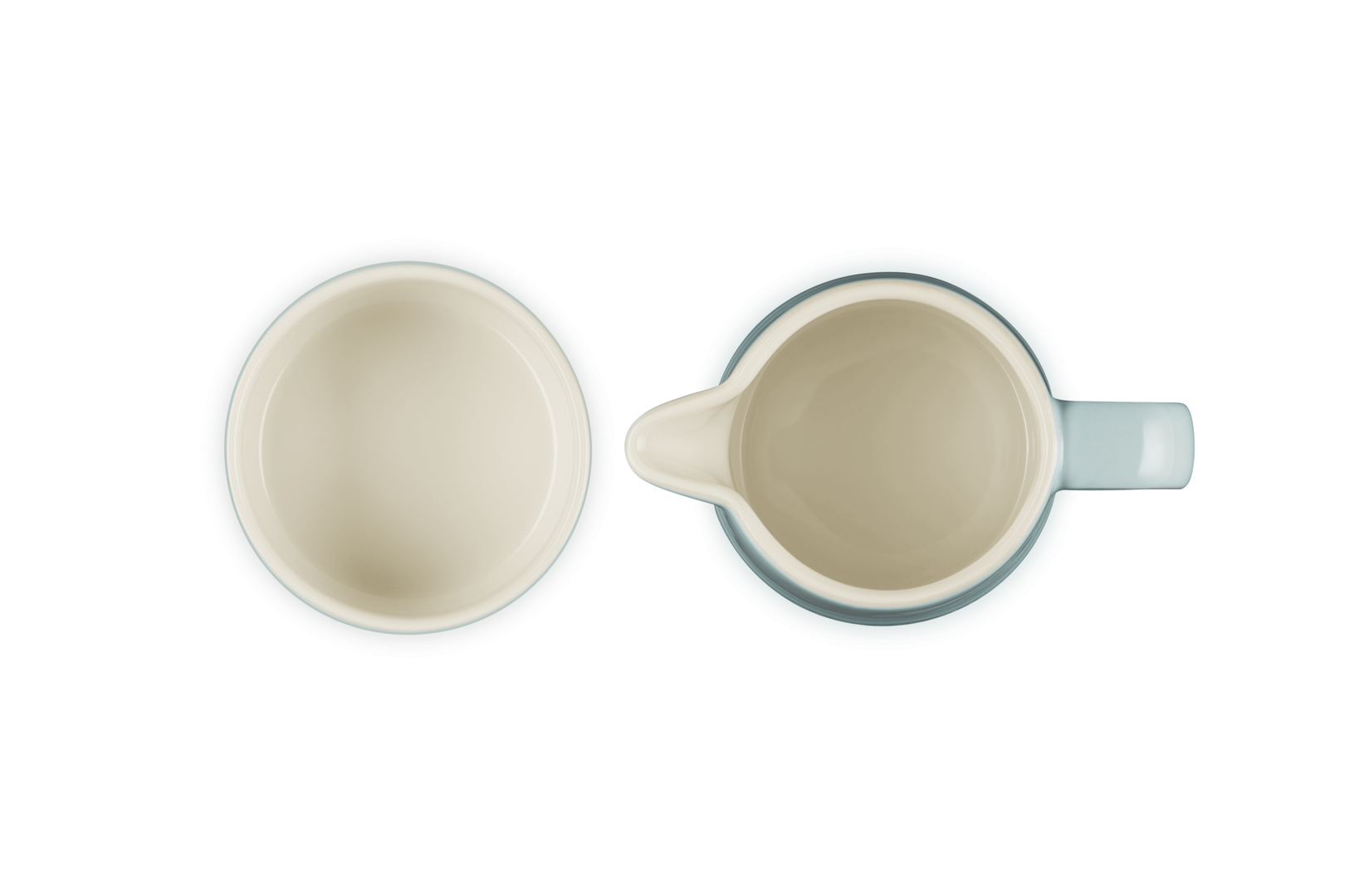 Le Creuset Milk & Sugar Set, Sea Salt
