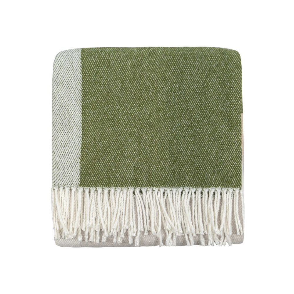 Riley Throw, Green - The Gift & Art Gallery