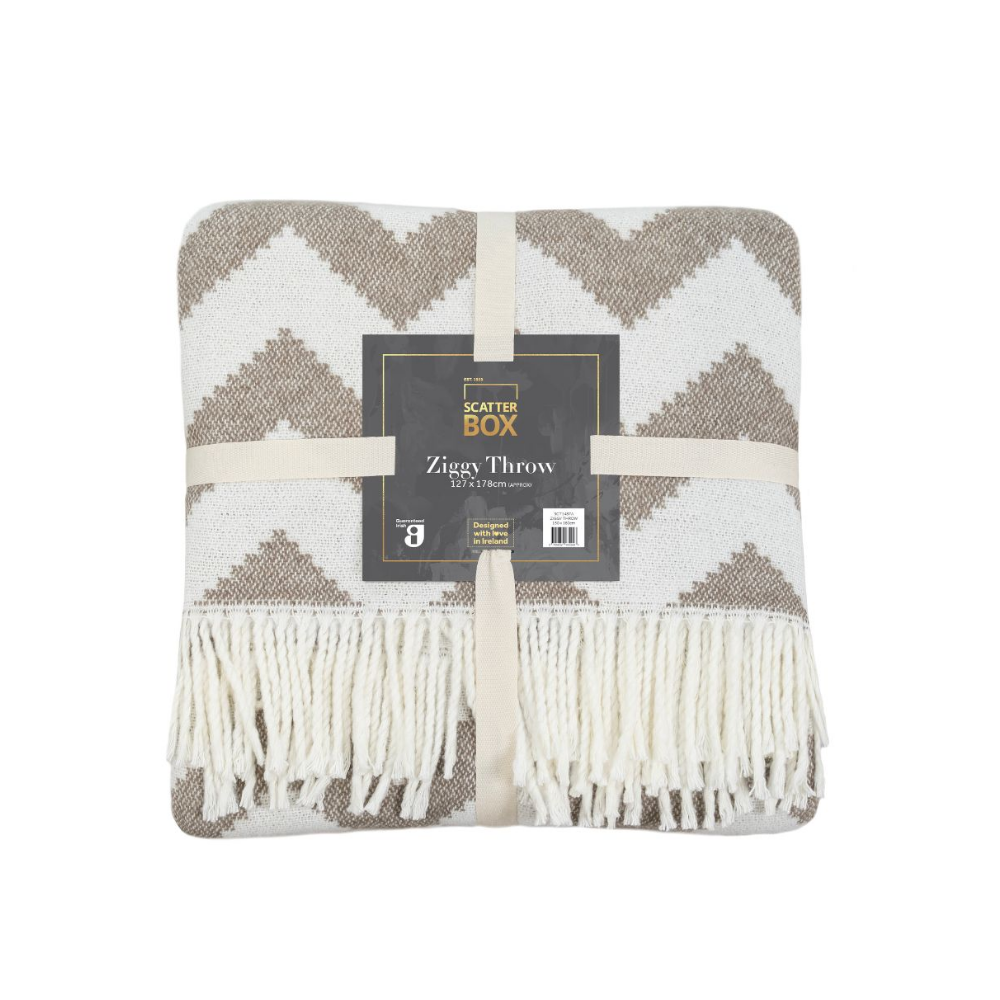 Ziggy Throw, Natural - The Gift & Art Gallery