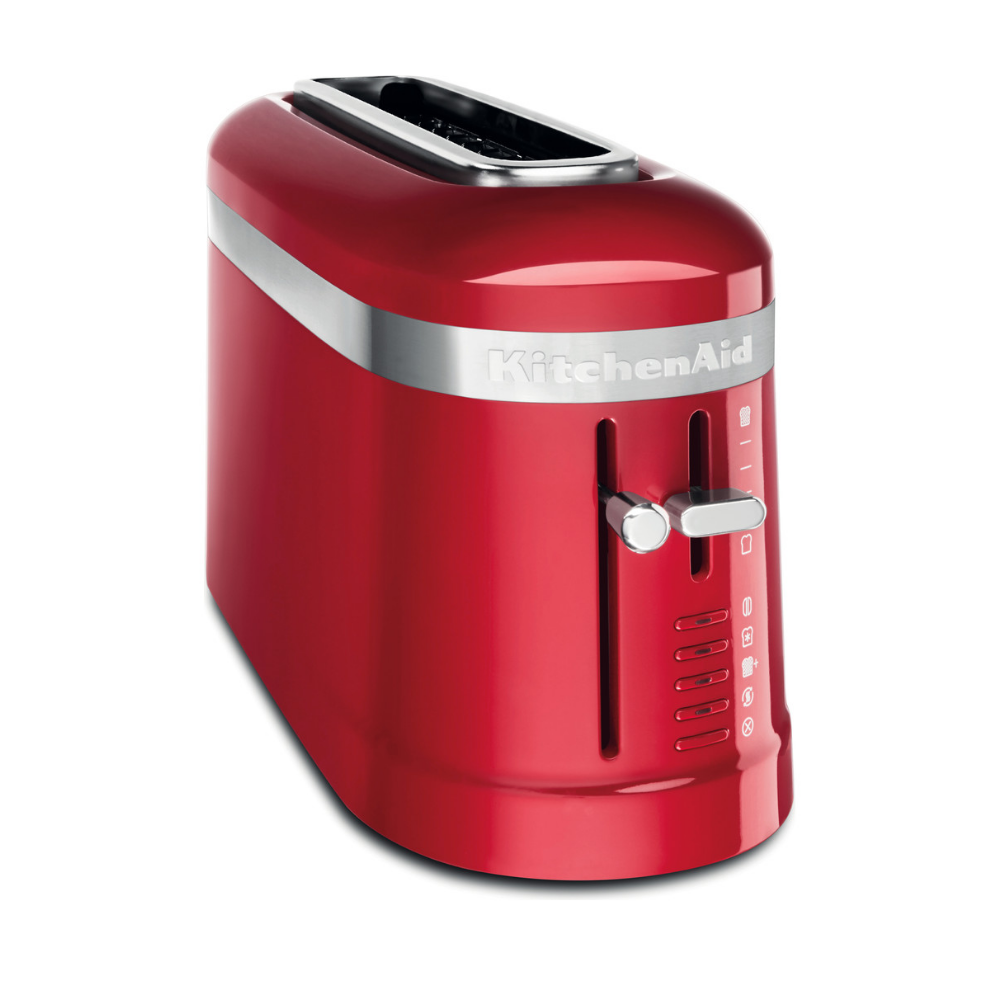 Long 2 Slot Red Toaster - The Gift & Art Gallery