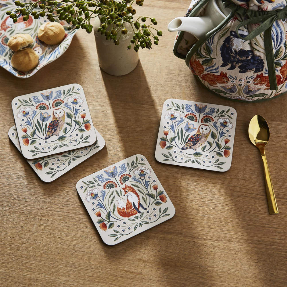 Blackthorn Cork Coasters, Set of 4 - The Gift & Art Gallery