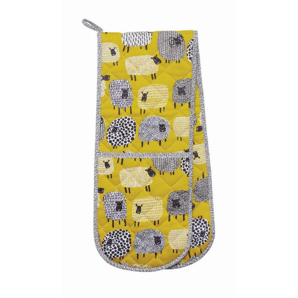 Dotty Sheep Double Oven Glove - The Gift & Art Gallery