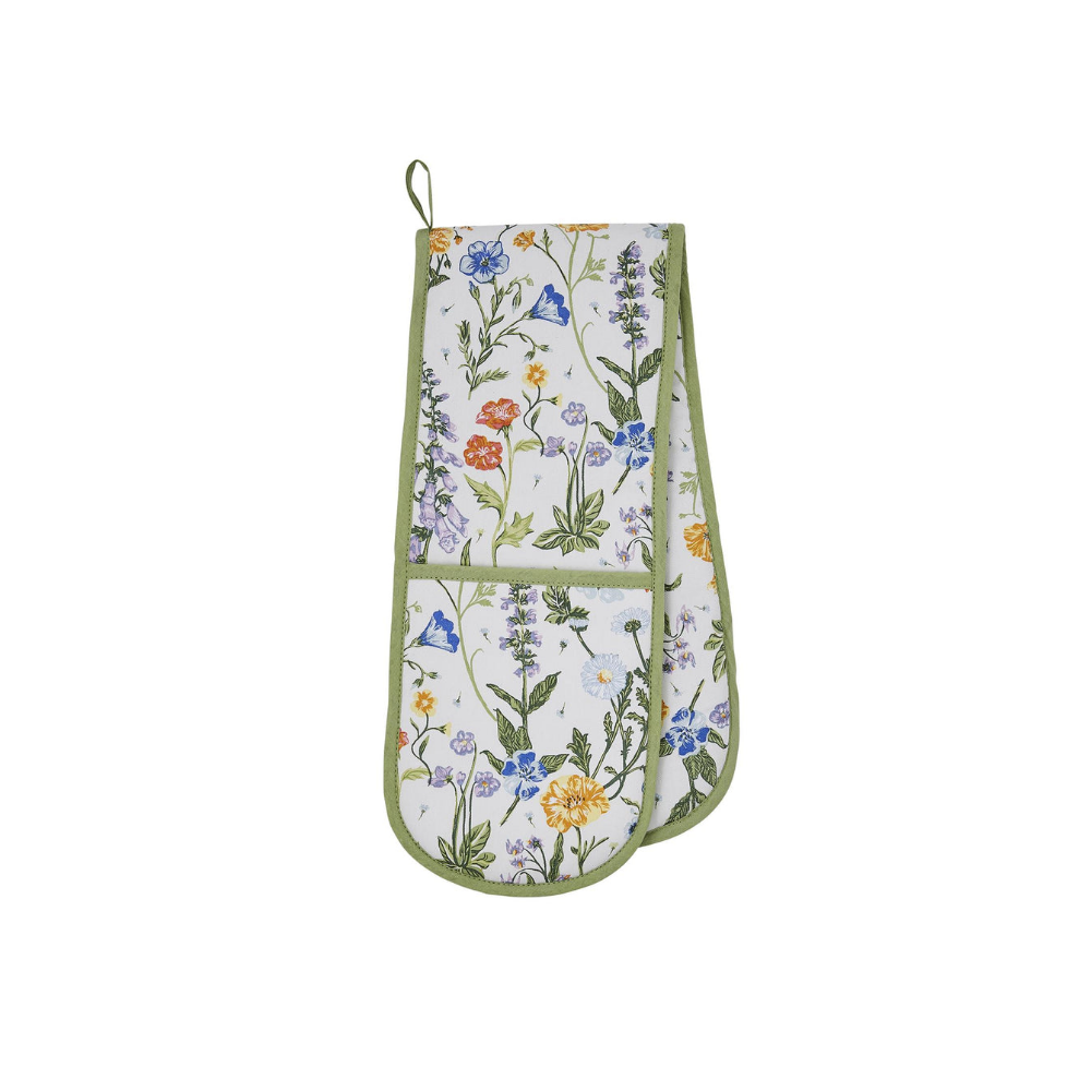 Cottage Garden Double Oven Glove - The Gift & Art Gallery