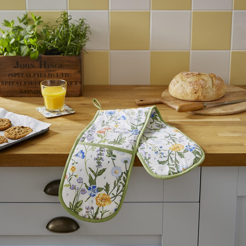 Cottage Garden Double Oven Glove - The Gift & Art Gallery