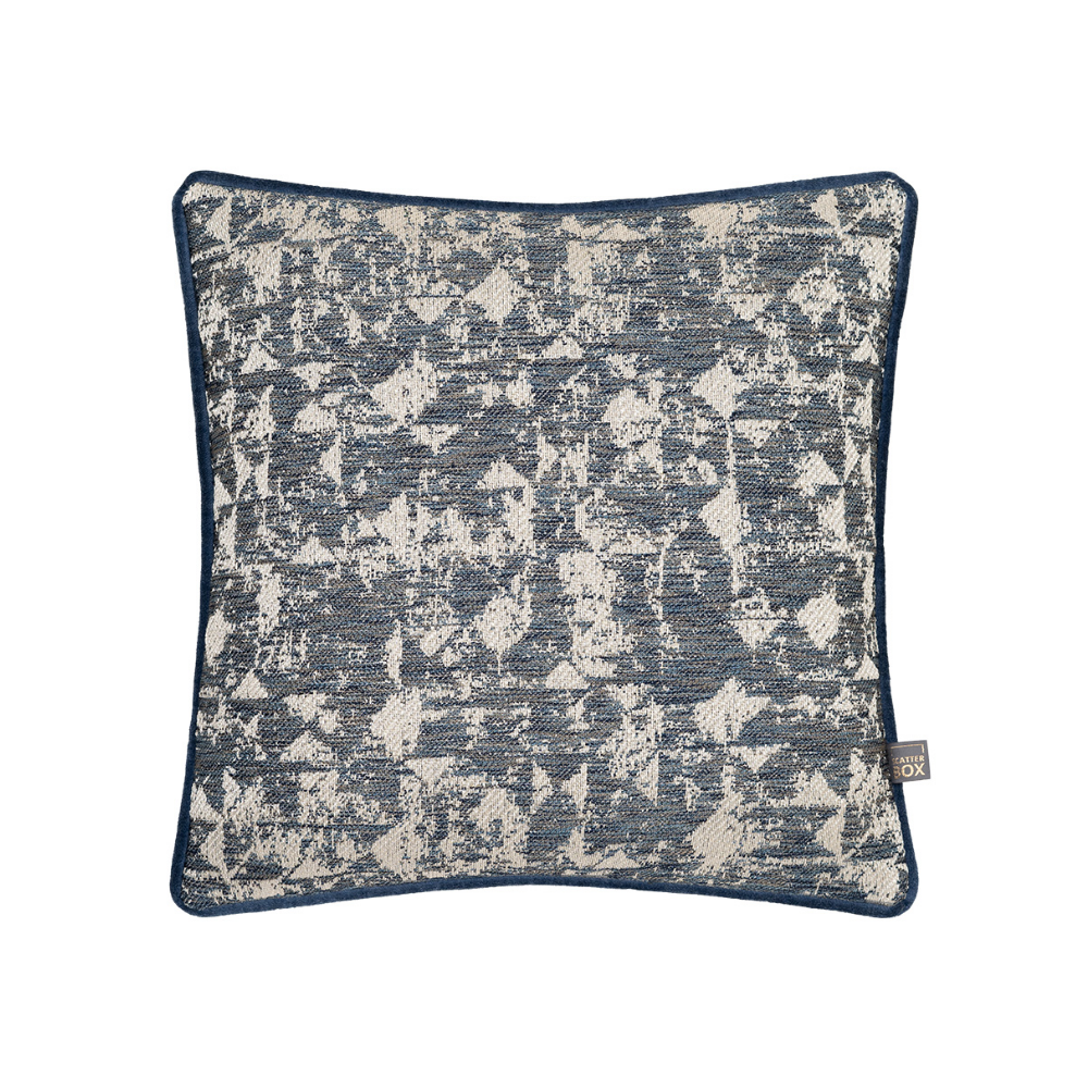 Joni Cushion, Blue/Silver - The Gift & Art Gallery