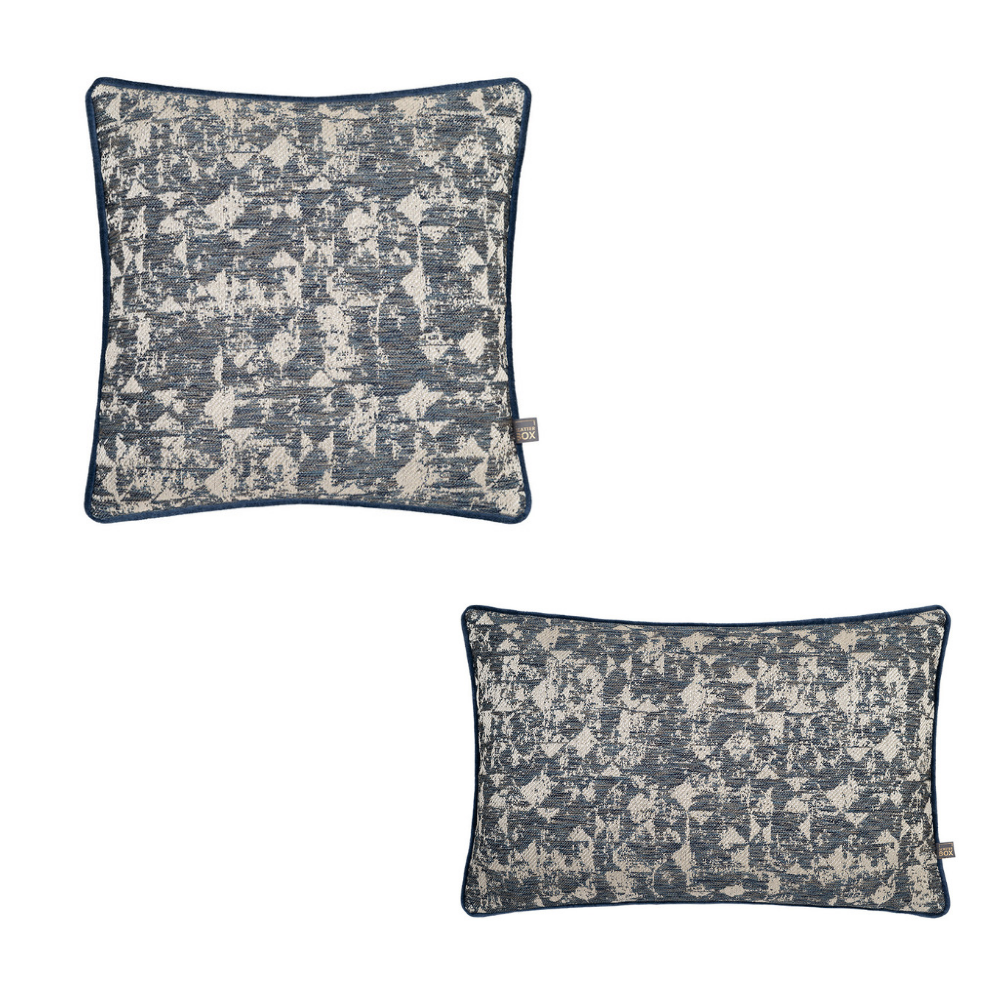 Joni Cushion, Blue/Silver - The Gift & Art Gallery