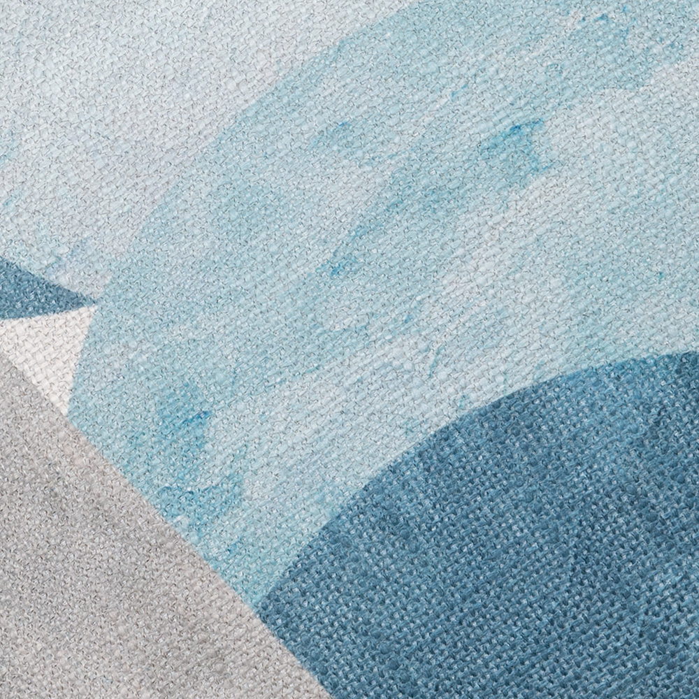 Geo Stack Cushion 45x45, Blue - The Gift & Art Gallery