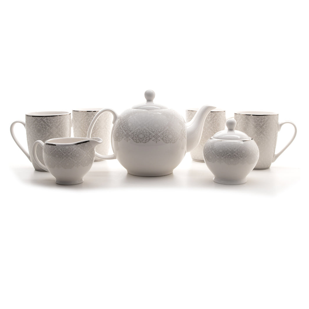 Karla 7 Piece Bone China Tea Set - The Gift & Art Gallery