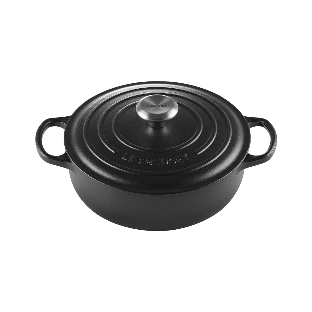 Signature 24cm Sauteuse Casserole - Matt Black - The Gift & Art Gallery