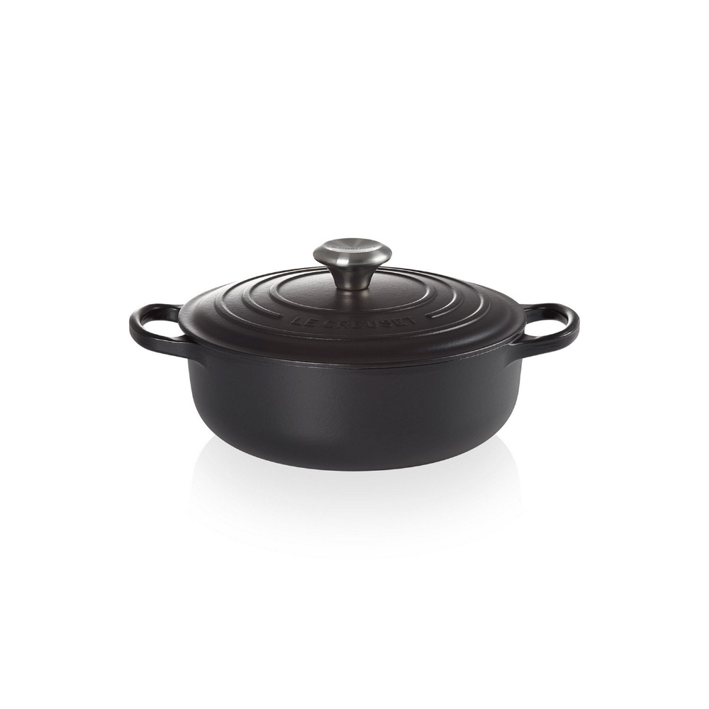 Signature 24cm Sauteuse Casserole - Matt Black - The Gift & Art Gallery