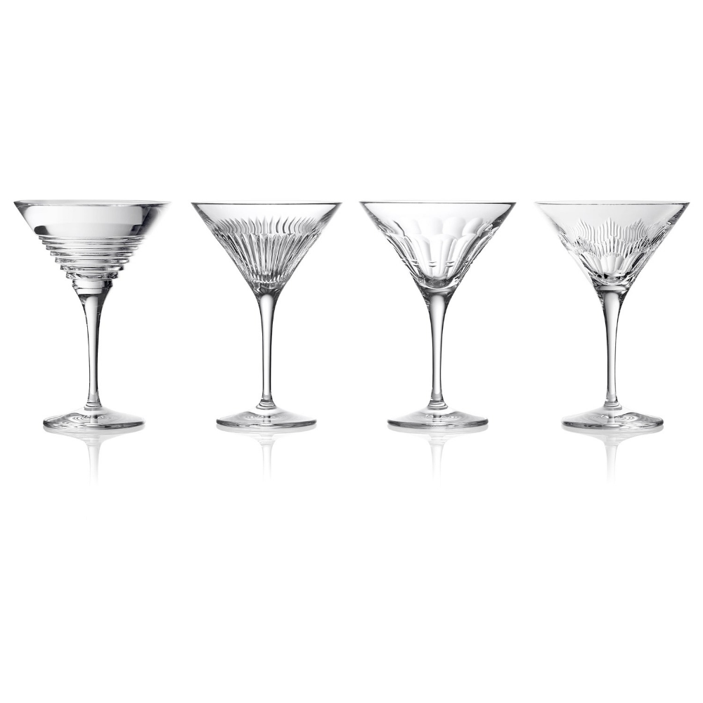 Mixology Set of 4 Martini Glasses