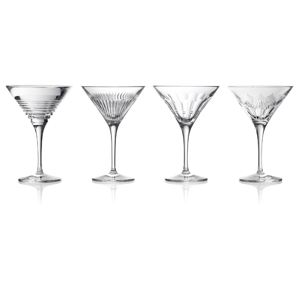 Mixology Set of 4 Martini Glasses - The Gift & Art Gallery