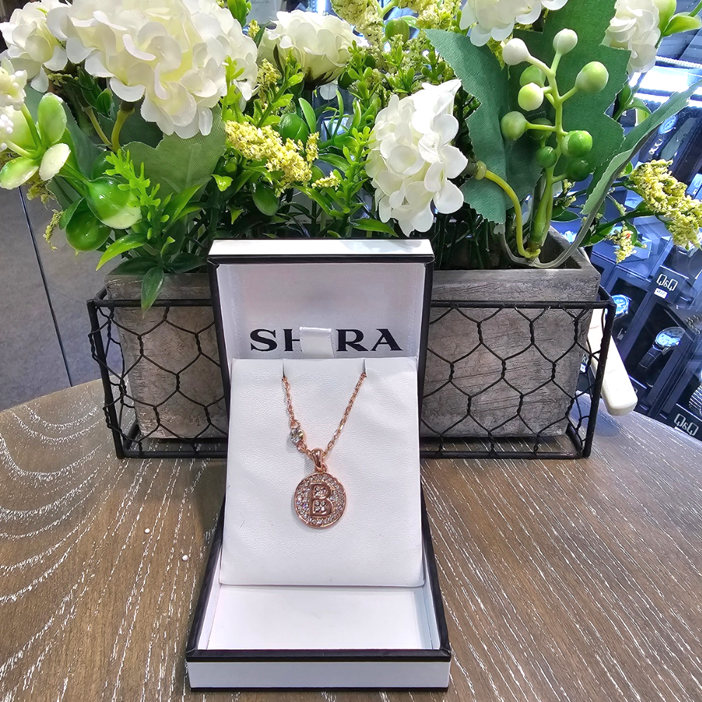 Initial Pendant, Rose Gold - The Gift & Art Gallery