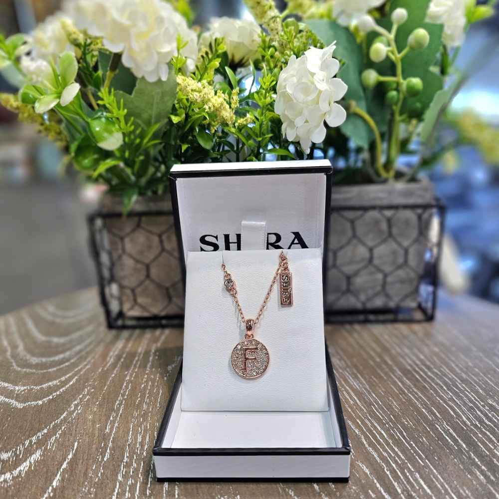 Initial Pendant, Rose Gold - The Gift & Art Gallery