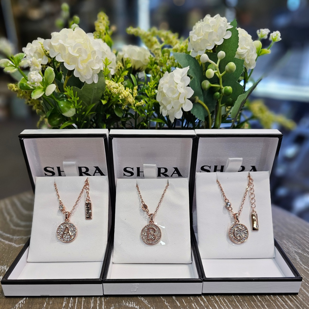 Initial Pendant, Rose Gold - The Gift & Art Gallery