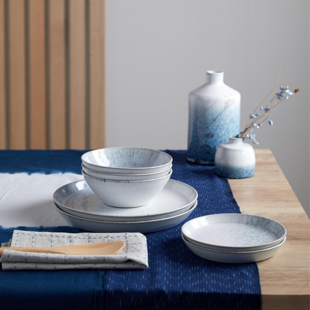 Kiln Blue 12 Piece Tableware Set - The Gift & Art Gallery