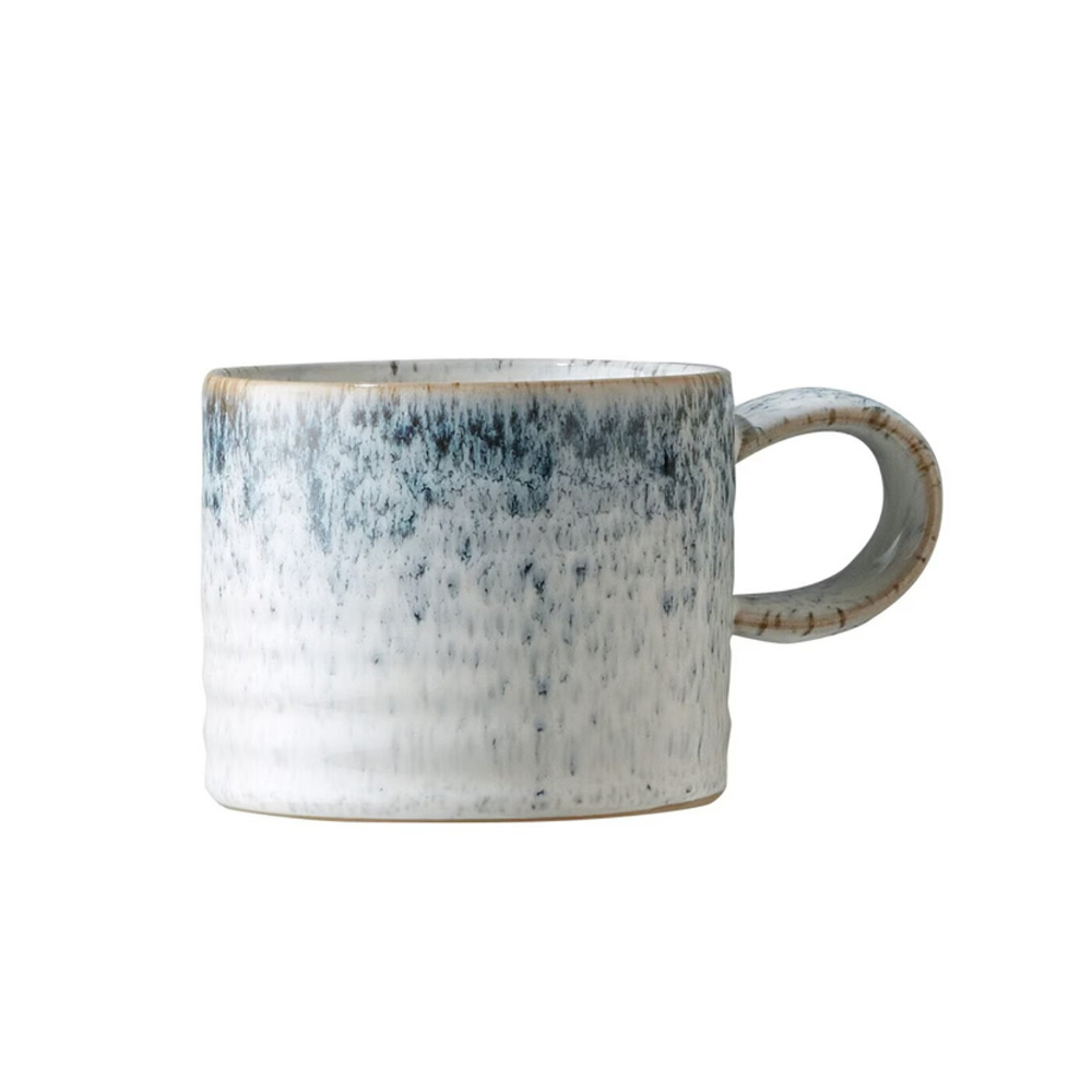Kiln Blue Small Ridged Mug - The Gift & Art Gallery
