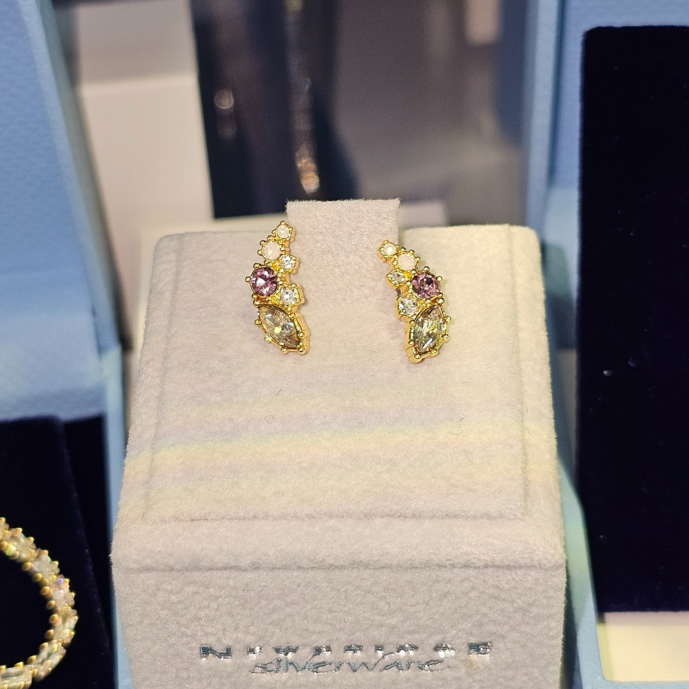 Earrings with Mixed Stones - The Gift & Art Gallery