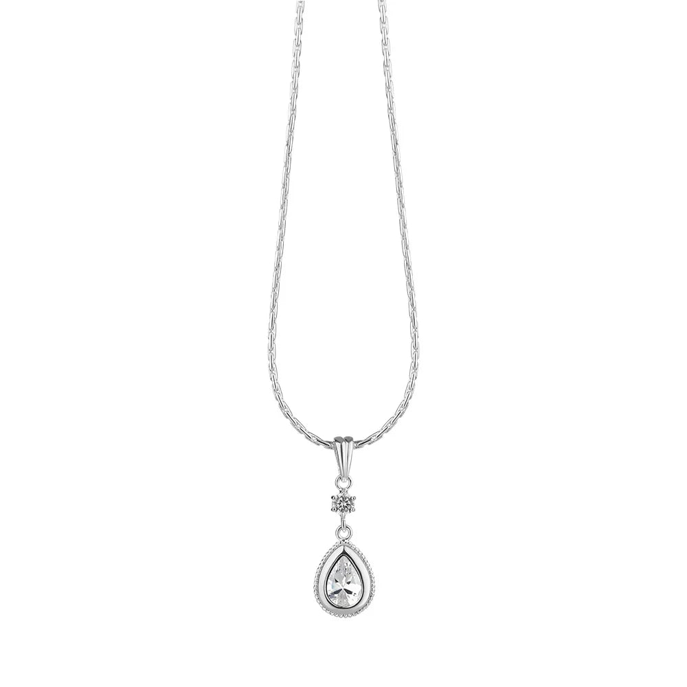 Drop Pendant Clear Stone