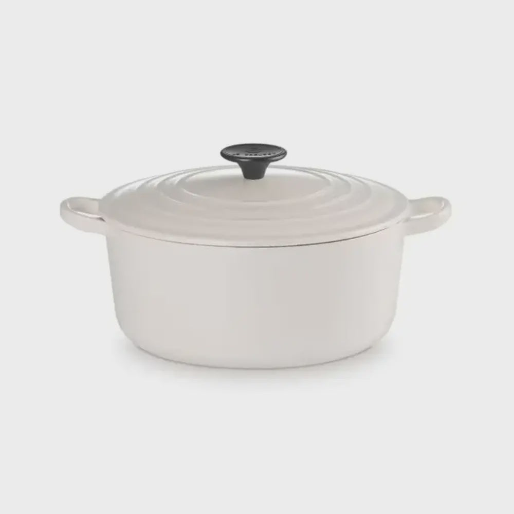 Round Casserole 24cm, Creme