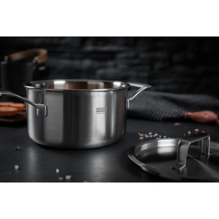 Kuhn Rikon Culinary Fiveply 20cm Casserole Pot with Lid