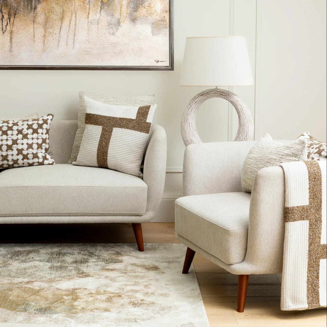 Reeve Throw 140x200c Tobacco