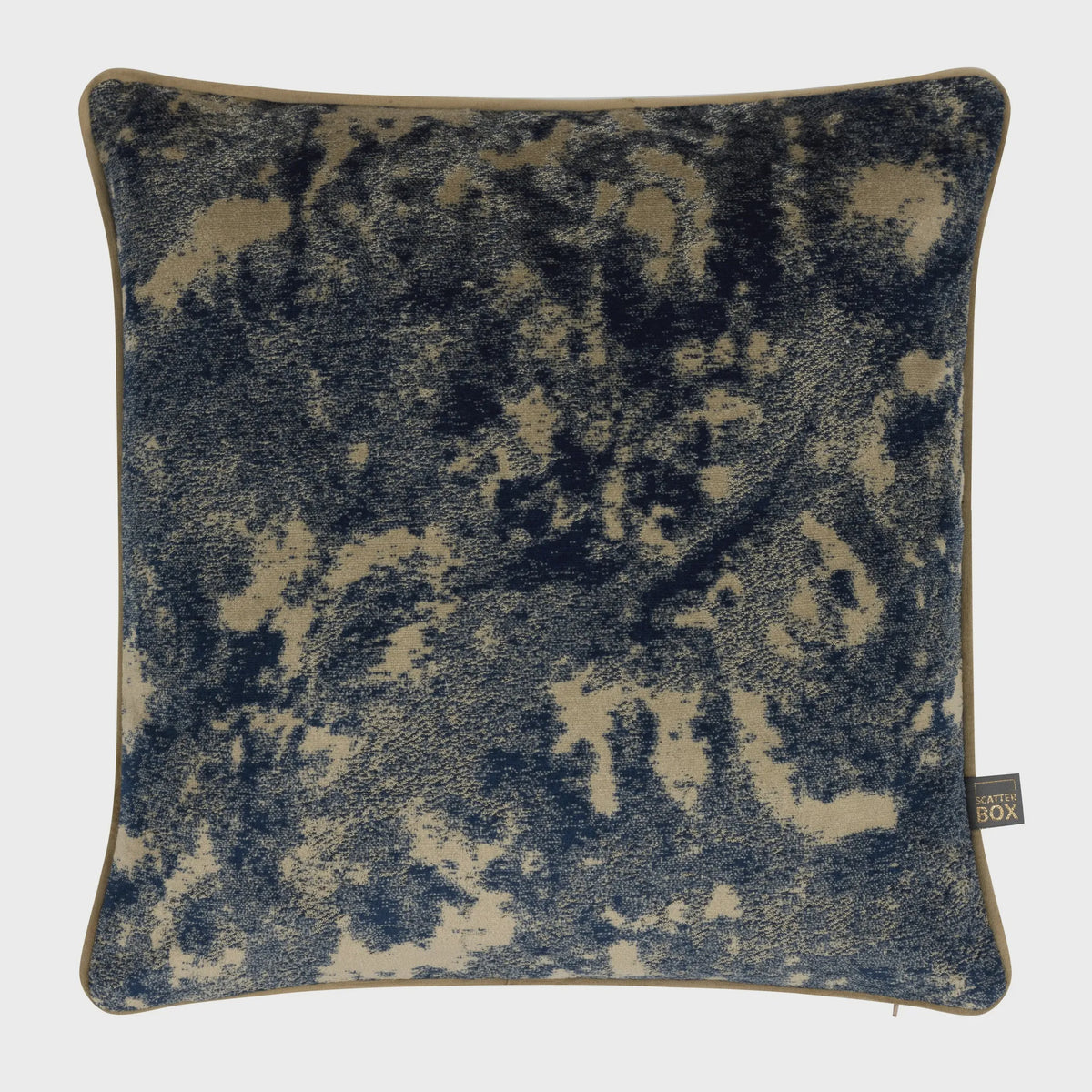 Mira 43x43cm, Navy/Sand