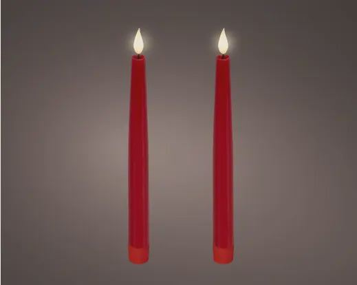 Christmas Red Led Dinner Candle