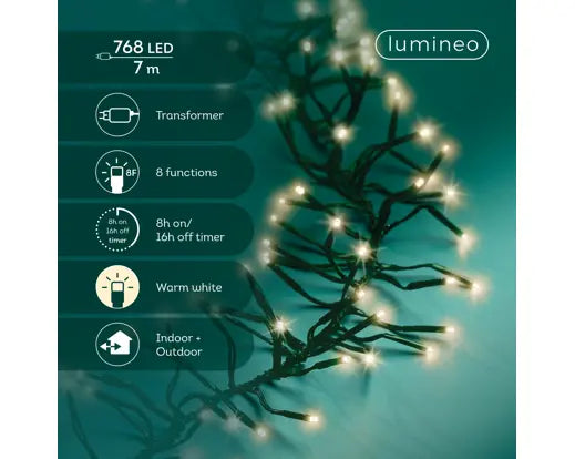LED Cluster 768L Warm White