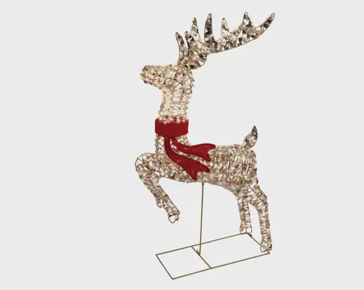 Micro LED Flashing Reindeer 100cm