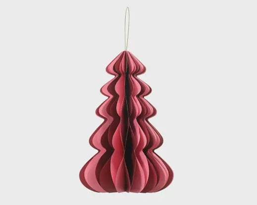 Red Paper Tree Decoration H:24CM