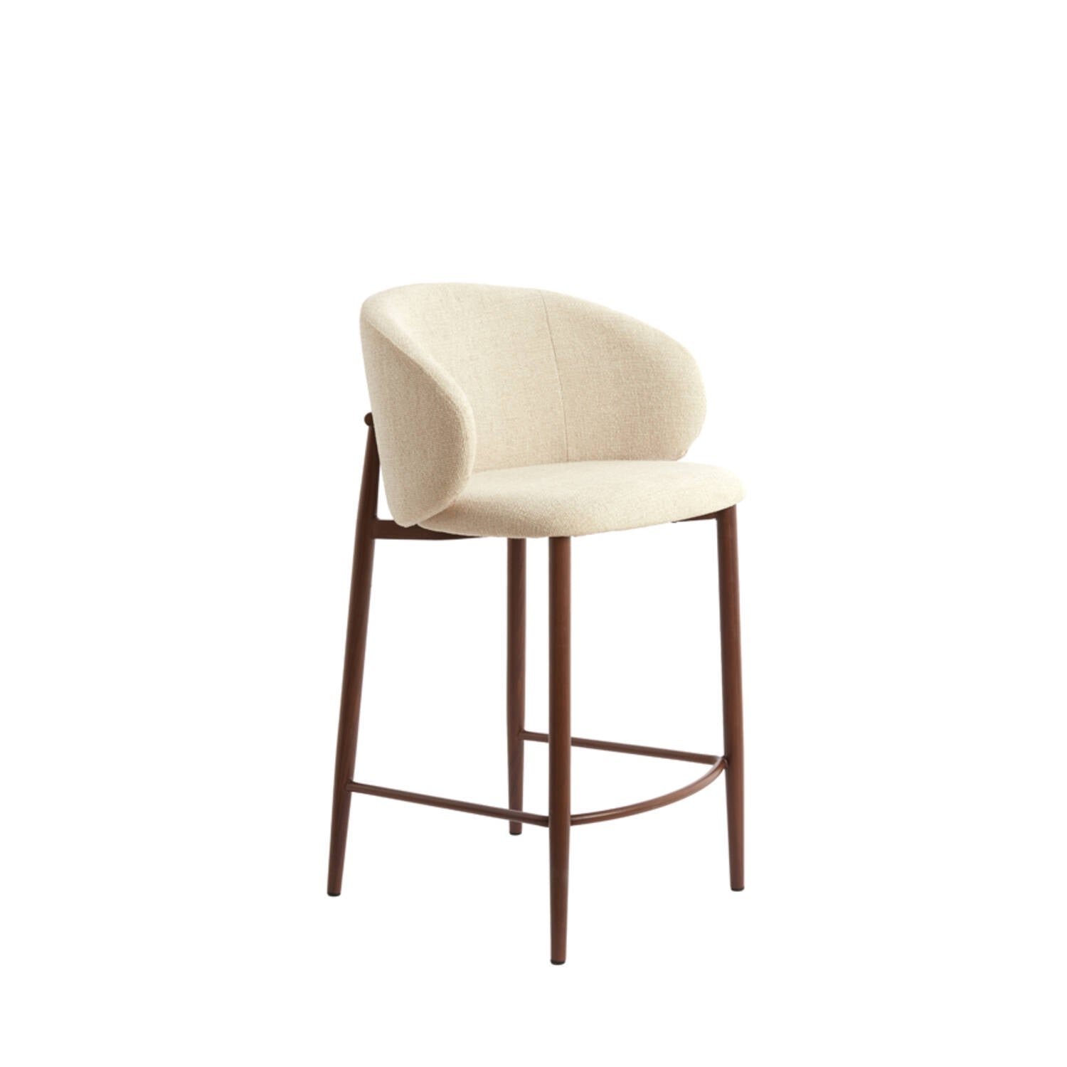 Bar Chair Aluko Cream/Brown