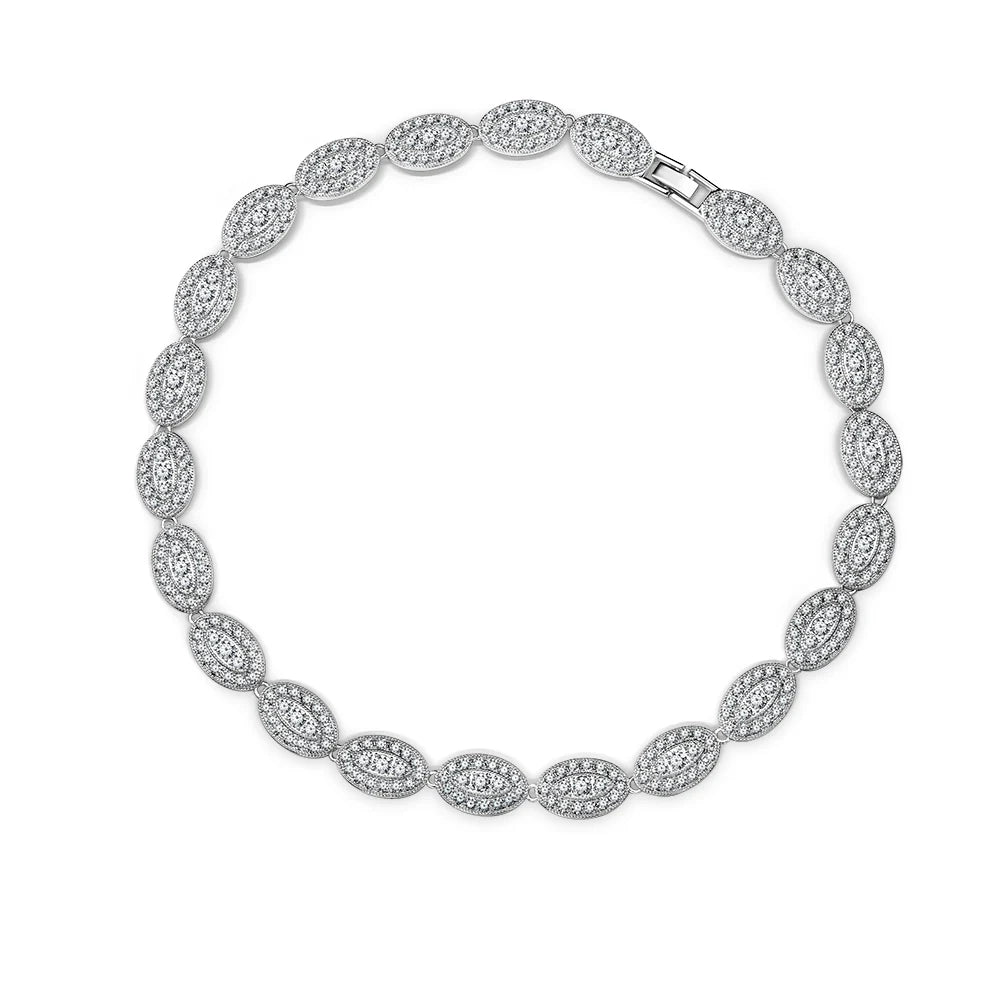 Necklace with Clear Stones