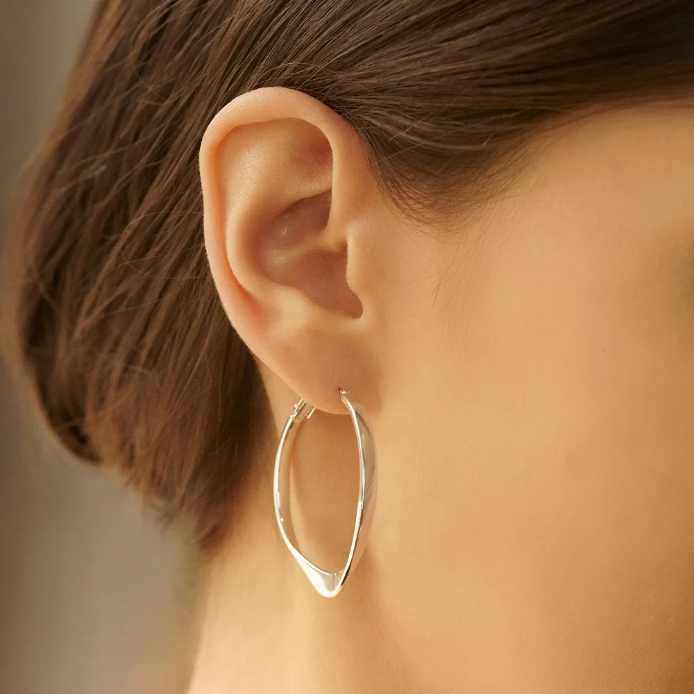 Twist Hoop Earrings