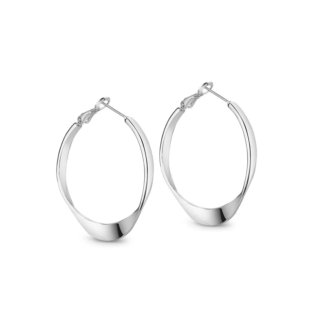 Twist Hoop Earrings