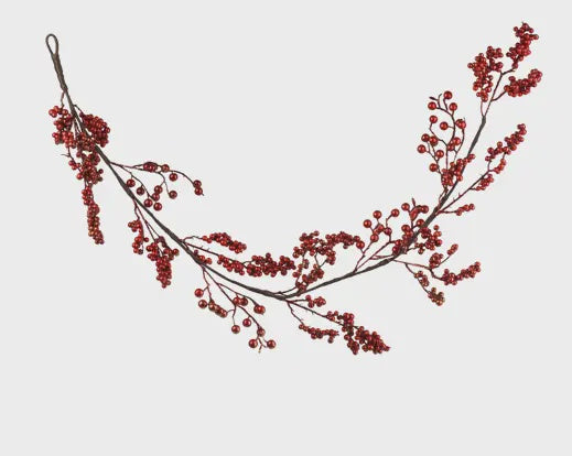 Red Foam Berry Garland