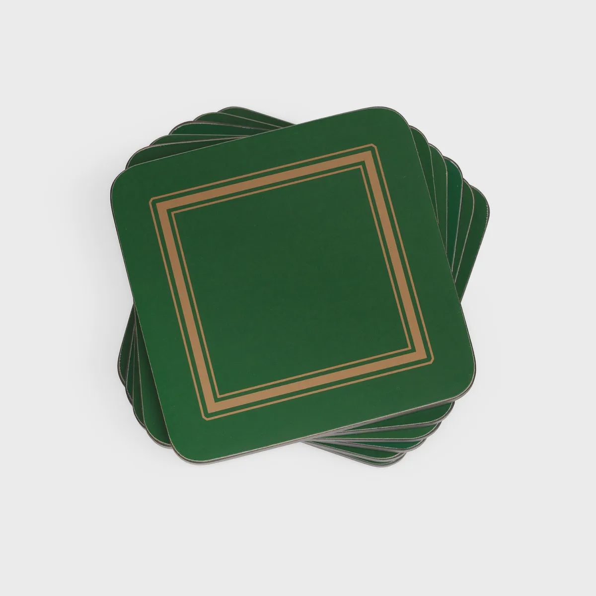 Classic Emerald Coasters - Set of 6