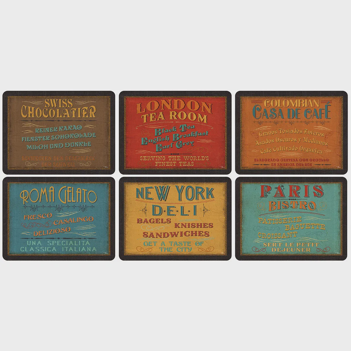 Lunchtime Placemats - Set of 6