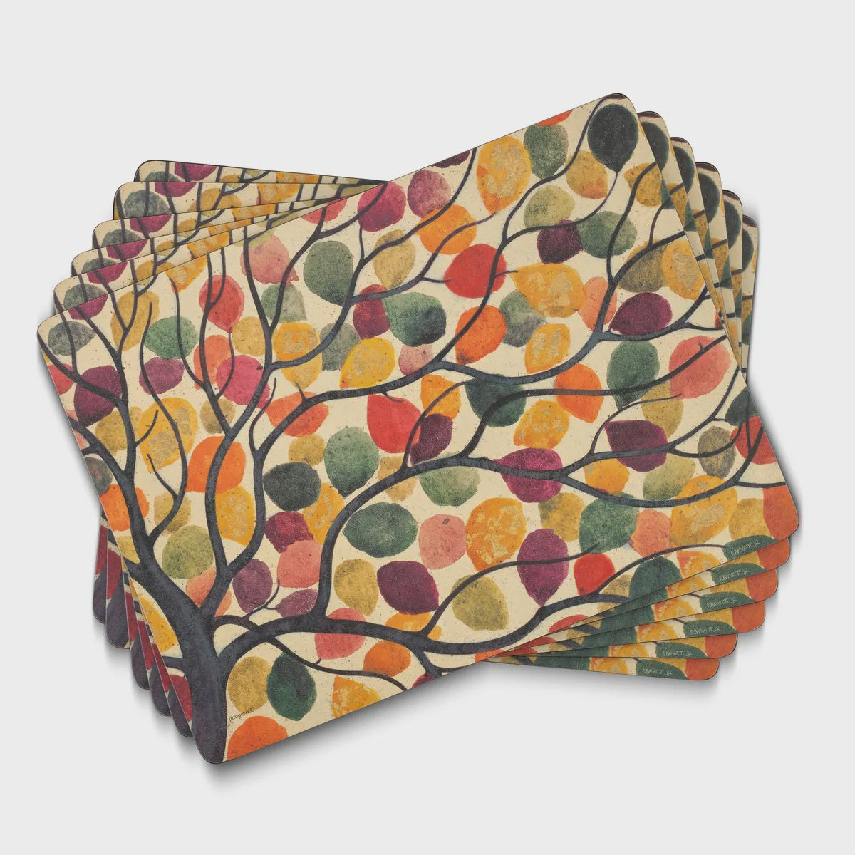 Dancing Branches Placemats - Set of 6