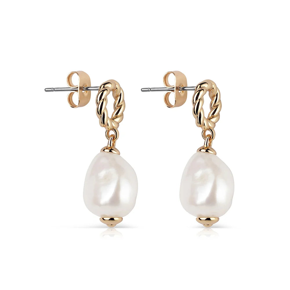Sappho Baroque Pearl Drop Earrings