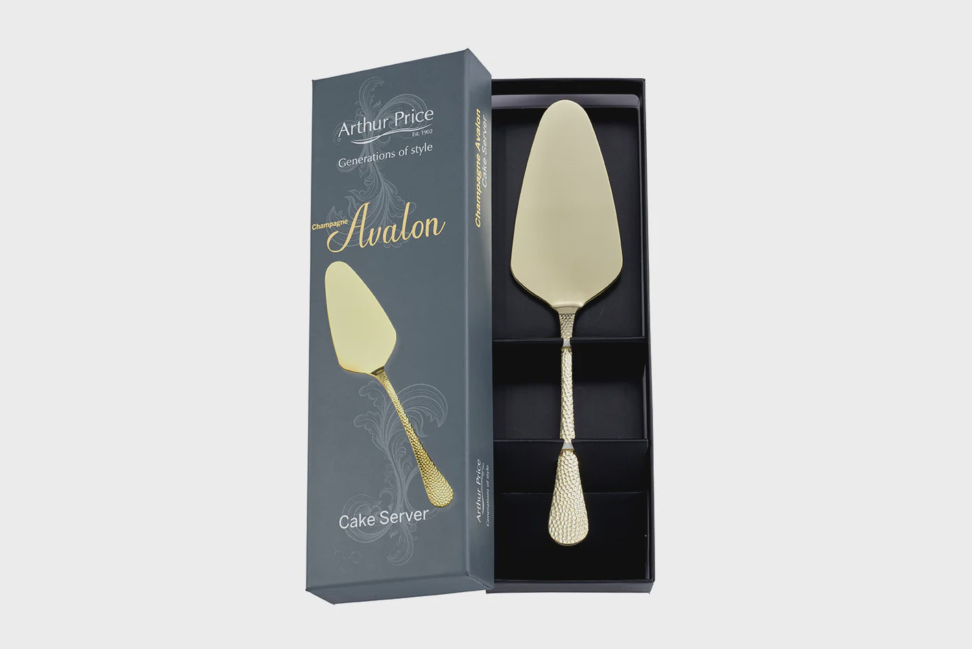 Champagne Avalon Boxed Cake Server