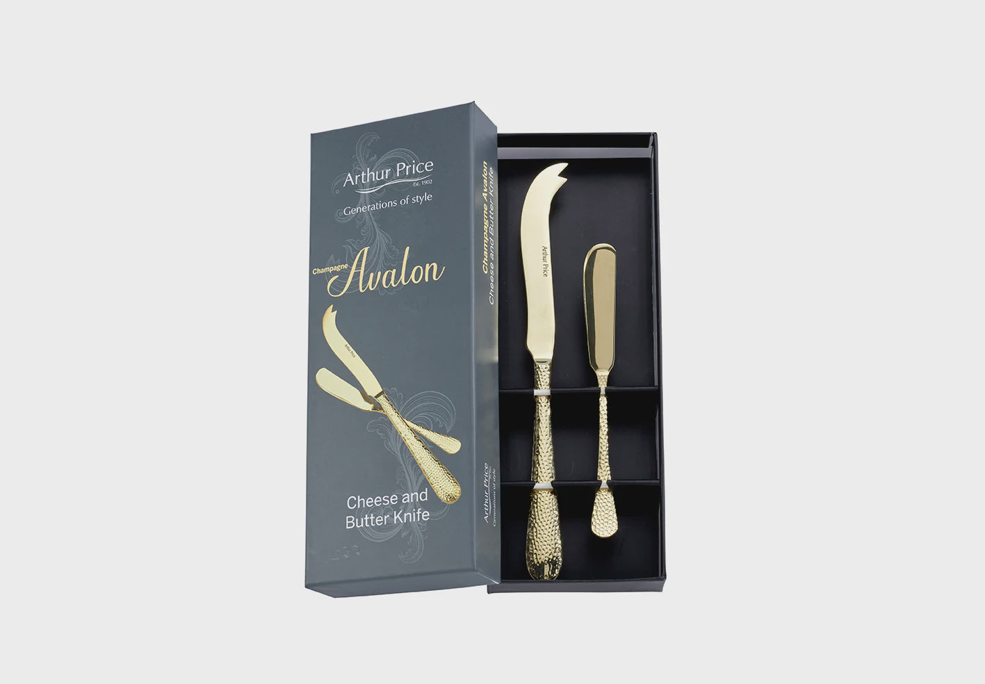 Champagne Avalon Boxed Cheese & Butter Knife